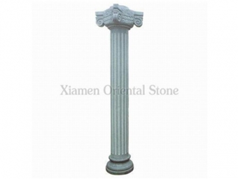 Natural Marble Stone Carving Roman Column for Outdoor 