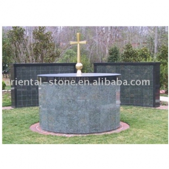 Natural Granite Stone Cemetery Family Project Niches Columbarium 