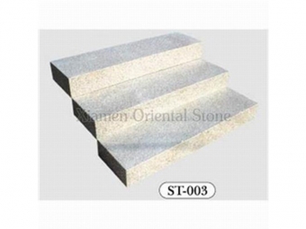indoor White stone step