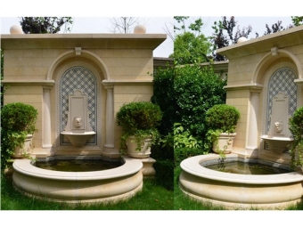 Marble Stone Outdoor Garden Landscaping Sculpture Fountain 