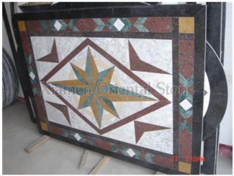 Square Medallion Mosaic for Outdoor paving