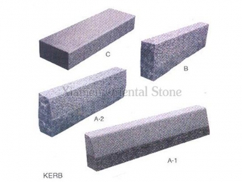 The various size granite Roadside Kerb stones for driveway 